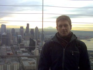 Top of the Space Needle. Seattle, WA, 2011
